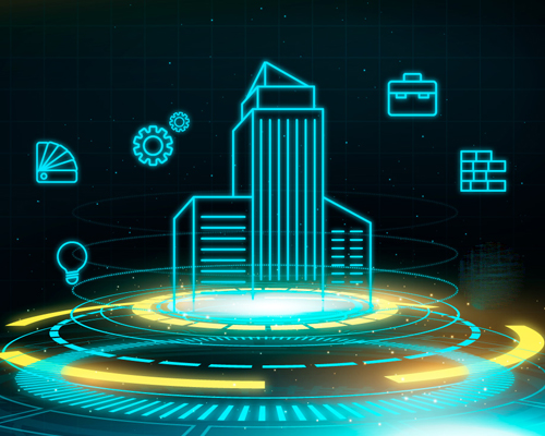 Students collaborating on a future-ready campus